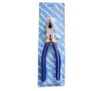 Flat Nose Jewelry Pliers with Adjustment Function, Wire Drawing Pliers for Bending Soft Wires, 21.5 cm Long Reach Tool Made from High-Carbon Steel, Red/Blue/Black (Optional)