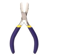 Flat Nose Pliers, Mini Duckbill Pliers with Removable Nylon Jaws, Double Spring Anti Slip Handle, Carbon Steel Jewelry for Craft, Wire Wrapping, Hardware Repair
