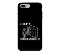 Flat Pack Furniture Assembly Step 1 Missing Screw Humor Case for iPhone 7 Plus/8 Plus