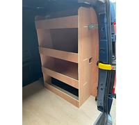 Flat Packed Van Shelving Racking to fit Ford Transit Custom Crew Cab SWB Plywood System Storage UK