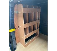 Flat Packed Van Shelving Racking to fit Ford Transit Custom Crew Cab SWB Plywood System Storage UK