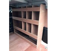 Flat Packed Van Shelving Racking to fit Peugeot Partner SWB L1 Plywood System Tool Storage Unit UK