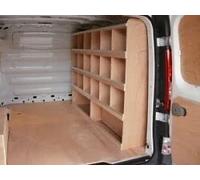 Flat Packed Van Shelving Racking to fit Renault Trafic SWB L1 Plywood System Tool Storage Unit OS UK