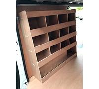 Flat Packed Van Shelving Racking to fit Renault Trafic Traffic LWB Near Side Plywood System Tool Storage