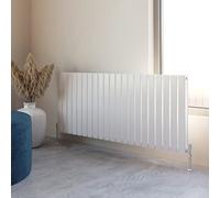 Flat Panel Radiator 600x1428mm Horizontal Design Double Tall Upright White Central Heating Rad