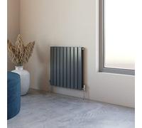 Flat Panel Radiator 600x612mm Horizontal Design Double Tall Upright Anthracite Central Heating Rad