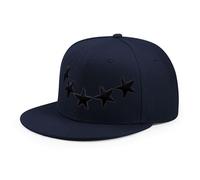 Flat Peak Snapback Baseball Cap,Hip Hop Style Cap, Rapper Style Cap Snapback Hat Adjustable Size (Style 14)