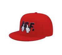 Flat Peak Snapback Baseball Cap,Hip Hop Style Cap, Rapper Style Cap Snapback Hat Adjustable Size (Style 21)