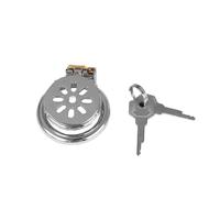 Flat Penis Cage Inverted Chastity Cage Chastity Lock Sex Toy Male Metal Beginner Device Penis Ring for Prevent Erection Bondage for Men