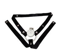 Flat Penis Cage Inverted Chastity Cage Hollow Chastity Lock with Auxiliary Belt Sex Toy Male Metal Beginner Device Penis Ring for Prevent Erection Bondage for Men(Black-3,GZ2-45mm)