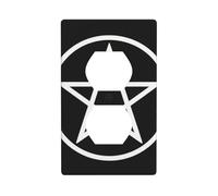 Flat Pentagram Unbreakable Polycarbonate Switch Plate-1 Gang Screwless Wall Plate for Home Office