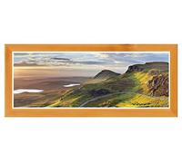 Flat Photo Frames Panoramic Picture Framers Real Wood Poster Frames Beech 30cm x 80cm Acrylic Glass Wall Decoration Frames