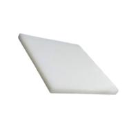 Flat Plastic Board 1pc Nylon Plate Length 50mm-1000mm, White PA6 Extruded Panel Rectangular/Square Practical for Bearings(50x500x500mm)