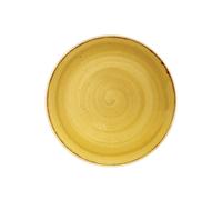 10.25' COUPE PLATE STONECAST MUSTARD YELLOW CHURCHILL (1x12)