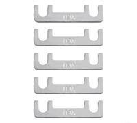 Flat Plate Type Car Fuse 32V 30A-100A, Silver Battery Fuses for Auto Electronics, Over-Current and Short-Circuit Protection, 5 Pack(100A)