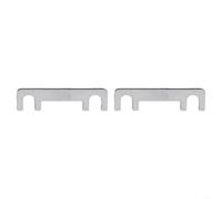 Flat Plate Type Car Fuse 32V 30A-100A, Silver Battery Fuses for Auto Electronics, Over-Current and Short-Circuit Protection, 5 Pack(40A)