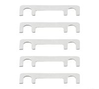 Flat Plate Type Car Fuse 32V 30A-100A, Silver Battery Fuses for Auto Electronics, Over-Current and Short-Circuit Protection, 5 Pack(150A)