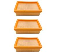 Flat Pleated Filter for Kärcher MV4 MV5 MV6 WD4 WD5 WD6 Pack of 3