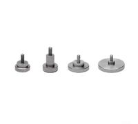 Flat Point Attachment Tip for Dial Indicator and Thickness Gauge with M2.5 Thread Shank for Use in Control Processes (D20xL5)