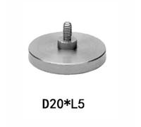 Flat Point Contact Points for Dial Thickness Gauge and Depth Indicator Stainless Steel M2.5 Threaded Shank Compatible with Convex Surfaces D10*L5