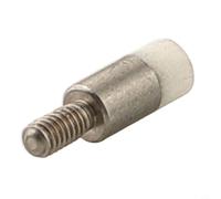 Flat Point for Dial Gauge, Porcelain Tip for Dial Thickness and Digital Indicator Gauges, Compatible with M2.5 Shank, D4-D10 Sizes(D4xL8)