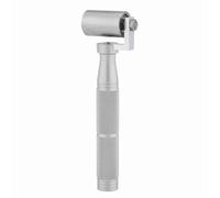 Flat Pressure Roller, 40mm Stainless Steel Wallpaper Smoothing Hand Roller DIY Seam Pressing Tool for Wallpaper Non Woven Fabric Gold Foil