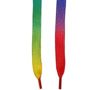 Flat Rainbow Shoe Laces for Mens Womens Ladies Shoes Trainers Sneakers Boots Plimsolls Pumps Gay Pride Lesbian LGBT