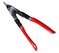 Flat Ring Pliers for Automotive Use with Textured Jaws Rubber Coated Handles and 19.9mm Maximum Opening Capacity