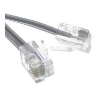 kenable FLAT RJ12 6P6C to RJ12 6P6C Cable Plug to Plug RJ11 with 6 wire 0.3m [0.3 metres]
