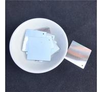 Flat Round Sequins, Sequins 100pcs Multicolor 30mm Square Flat Loose with 1 Hole for Sewing Crafts(Silver)
