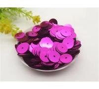 Flat Round Sequins, Sequins Multicolor Flat Round Loose 5-12mm 60 Grams for Sewing Wedding(Hot Pink,5MM 8000PCS)