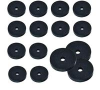Flat Rubber Tap Washers 3/4" Black Flat Rubber O Ring Washers for Outdoor Garden & Plumbing Sink/Bath Taps Basin Shower Seal Drip Pack of 15