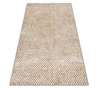 Flat Rug RUGSX Beige 140cm x 200cm