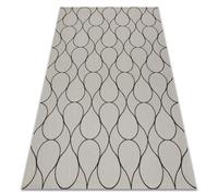 Flat Rug RUGSX Yellow 120cm x 170cm