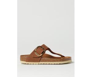 Flat Sandal BIRKENSTOCK Woman color Brown - Size: 40 - female