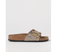 Flat Sandal BIRKENSTOCK Woman color Dove Grey - Size: 39 - female