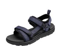 Flat Sandal For Men, Fashion Beach Shoes Peep-Toe Sandals Soft And Comfortable Insole Breathable Walk Casual Outdoors Adventure Hiking Sandals Sports And Outdoor Lifestyle Sandal