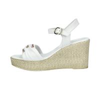 Flat Sandals- female- Nerogiardini- High Heel Sandals- White- 3 UK- Shoes 3 UK