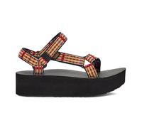 Teva Women's Flatform Universal Sandal, Modern Check Lemon Drop, 5 UK