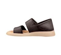 Flat Sandals Women's Summer Comfortable Roman Sandals Non-Slip Soft Sole Trekking Sandals Breathable Outdoor Sandals Wide Fit Leisure Sandals for Holidays and Beach, black, 2/2.5 UK