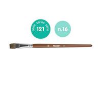 MILAN Flat School Brush, Wood, nº 16