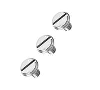 Flat Screws 4.1mm Replacement for Cartier Love Bracelet Screws 3 PCS, Alloy Steel