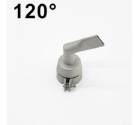 Flat Seam Welding Nozzle for Hot Air Plastic Welder, and Reliable Stainless Steel (120°)