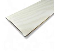 Flat Self-Adhesive Vinyl Door Bar | Cover Trim - 900mm | 37mm Wide Transition Strip | Easy Install Threshold Trim for LVT, Vinyl, Laminate, Wood & Tile Flooring | Durable Finish (Pale Grey)