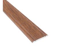 Flat Self-Adhesive Wood Effect Aluminium Door Floor Edging Bar Strip Trim Threshold 930 X 30mm A02 Golden Oak