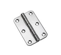 Flat Shaped Six Hole Loose Leaf 304 Stainless Steel Folding Hinge Industrial Motor Equipment 1Pcs