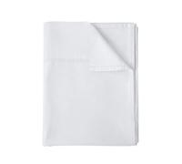 Flat Sheet Only Full Size, 400 TC 100% Egyptian Cotton Flat Sheet - Wrinkle, Fade, Stain Resistant (White, Full)