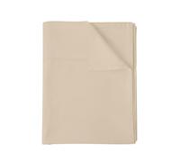 Flat Sheet Only Queen Size, 400 TC 100% Egyptian Cotton Flat Sheet -Beige Cotton Top Sheet- Wrinkle, Fade, Stain Resistant (Beige-Queen)