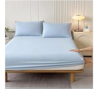 Flat Sheet Premium Long-staple Cotton Satin Top Ultra-Soft Hotel Luxury Bed Full Queen(J,Small double- 120x200cm)