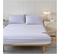 Flat Sheet Premium Long-staple Cotton Satin Top Ultra-Soft Hotel Luxury Bed Full Queen(L,Small double- 120x200cm)